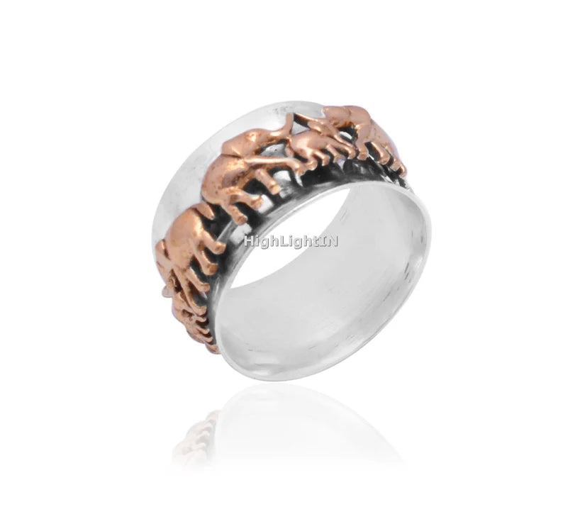Elephant Spinner Animal Ring