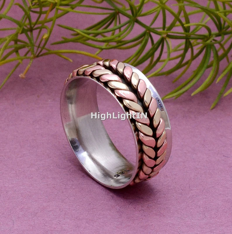 Spinner Meditation Handcrafted Fidget Ring