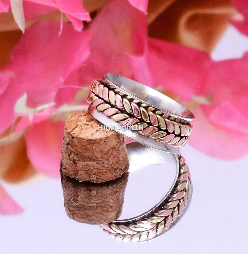 Spinner Meditation Handcrafted Fidget Ring