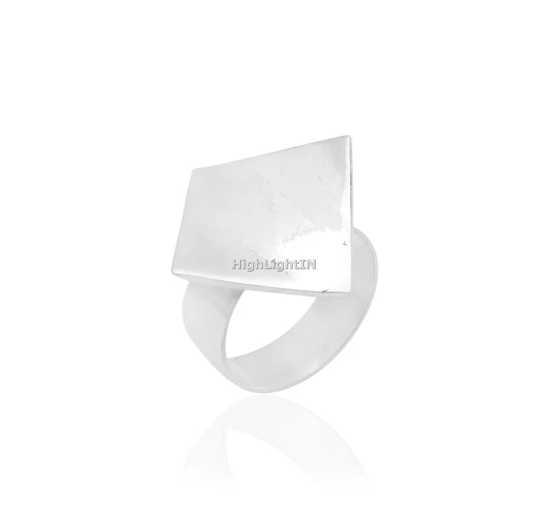 Square Shaped Antique Handcrafted Statement Ring