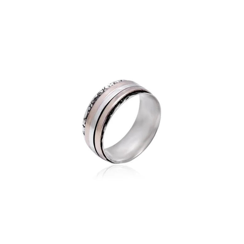 Spinner Dual Tone Fidget Ring