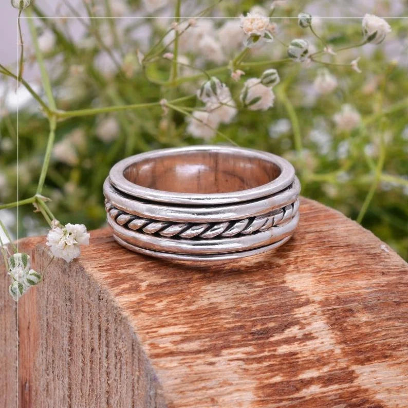 Spinner Handcrafted Anti-Anxiety Ring