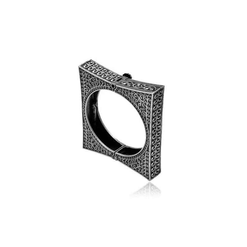 Antique Traditional Black Oxidised Bangle