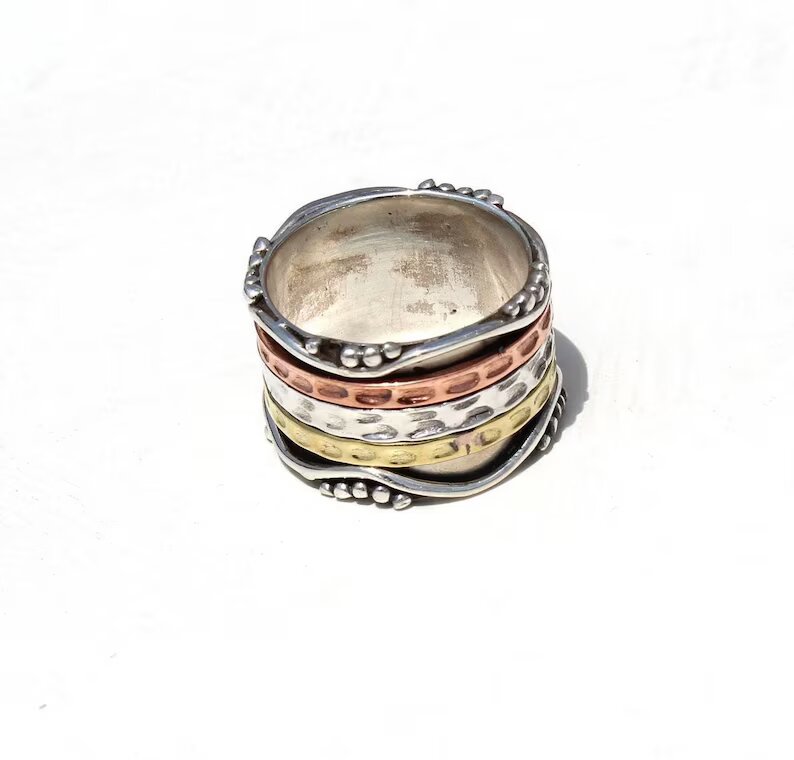 Spinner Thumb Fidget Healing Ring
