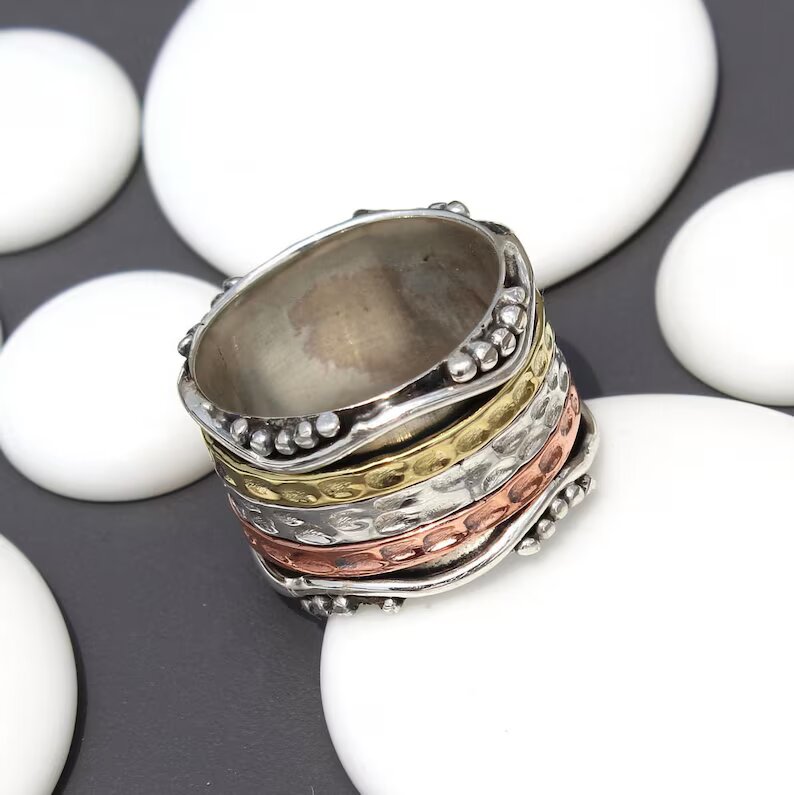 Spinner Thumb Fidget Healing Ring