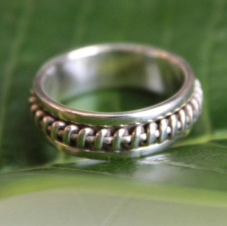 Fidget Thumb Handmade Spinner Ring