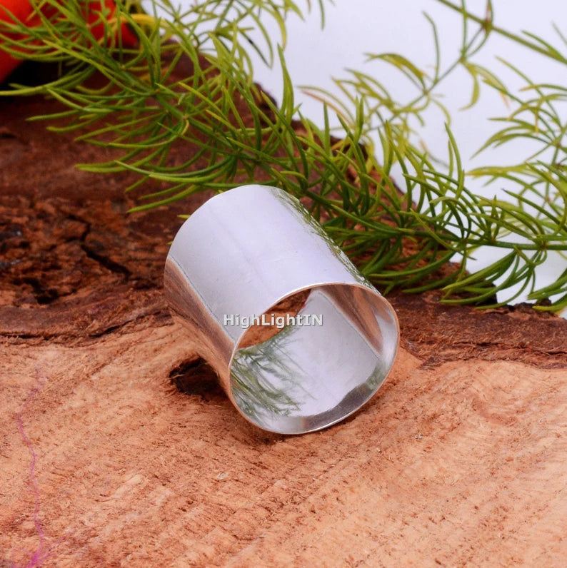 Promise Handcrafted Thumb Band Statement Ring