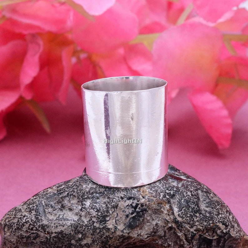Promise Handcrafted Thumb Band Statement Ring