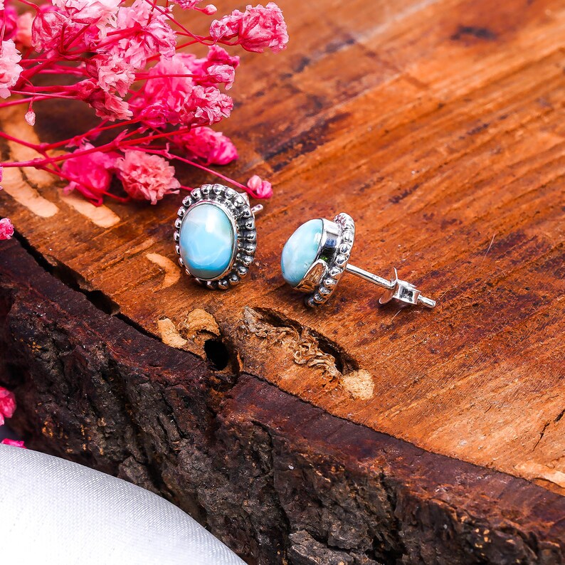 Opal Gemstone Handcrafted Minimalist Drop Earrings