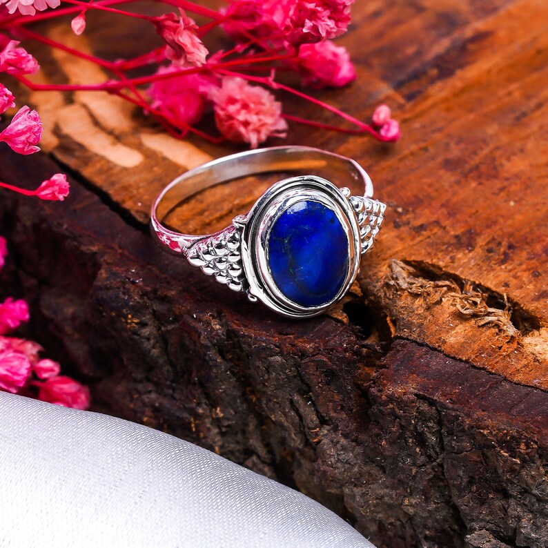 Lapis Lazuli Handmade Statement Ring
