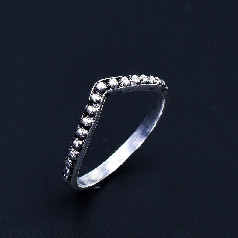 Crown Engagement Handcrafted Designer Minimalist Ring