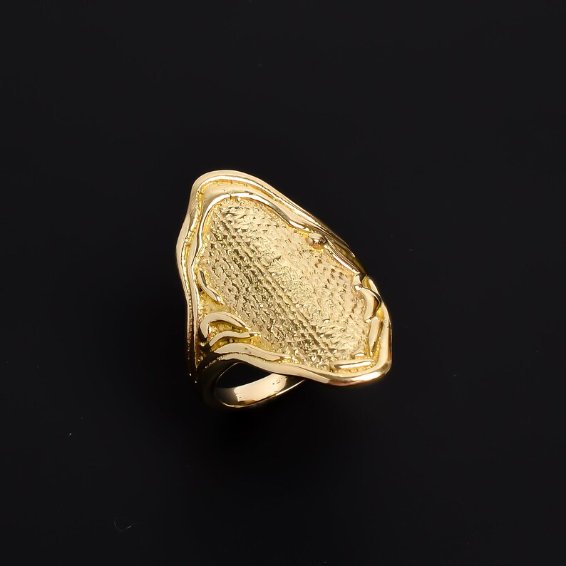 Anti-Anxiety Promise Solid Handcrafted Signet Ring