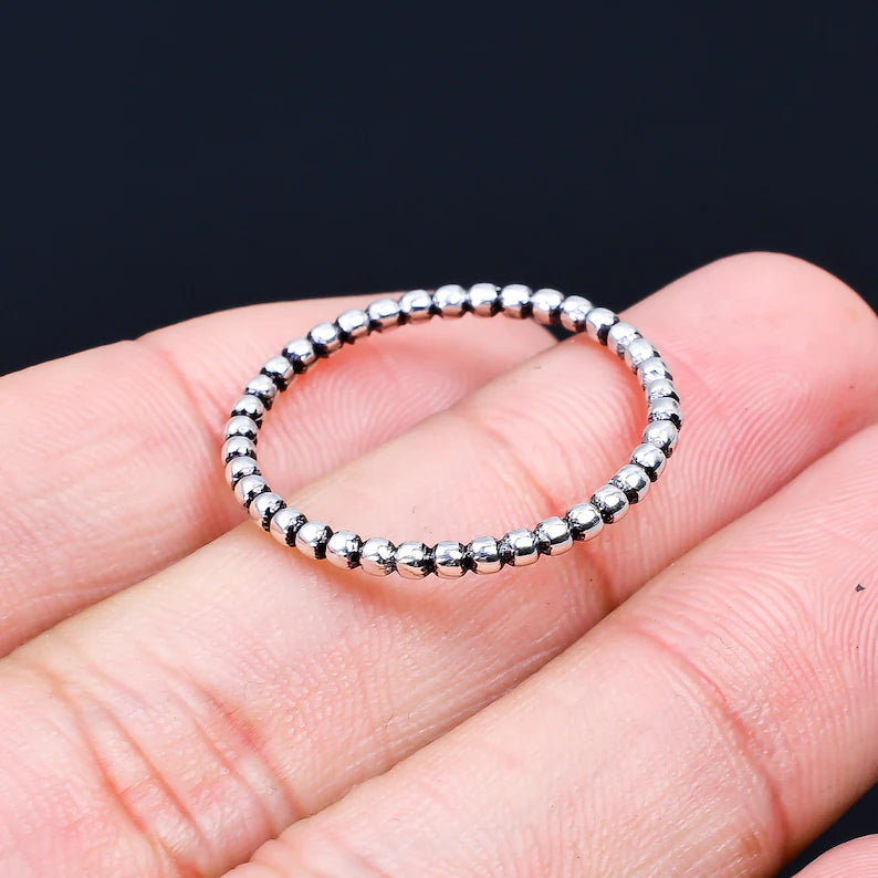 Promise Handcrafted Worry Statement Ring