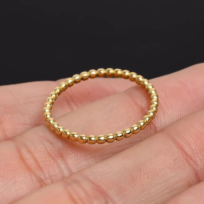 Promise Handcrafted Worry Statement Ring