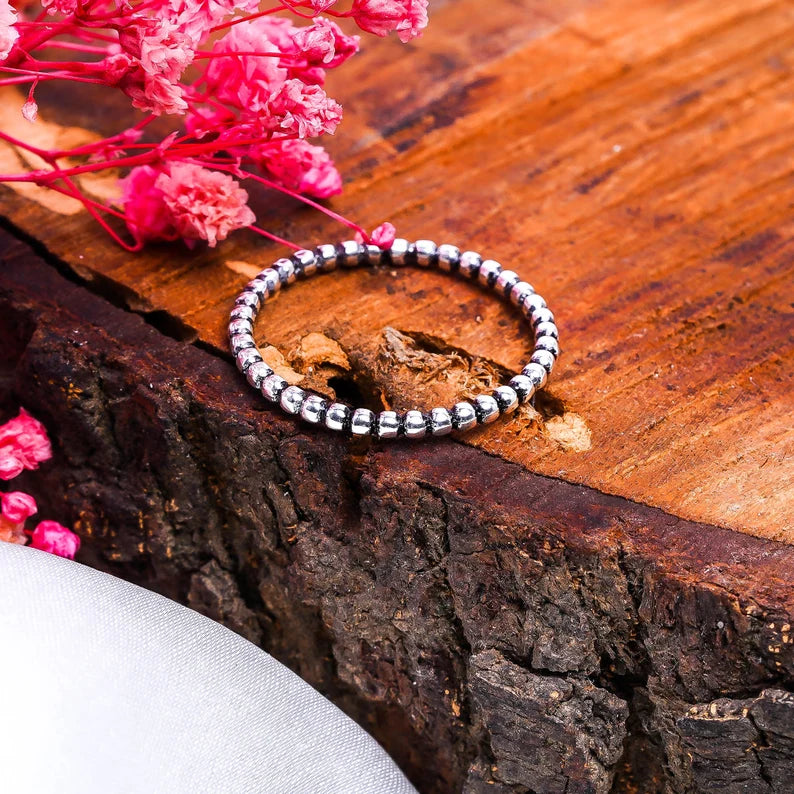 Promise Handcrafted Worry Statement Ring