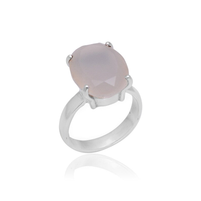 Agate Gemstone Handmade Statement Cocktail Ring