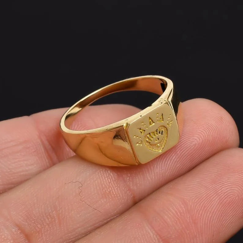 Evil Eye Statement Bohemian Minimalist Dainty Ring