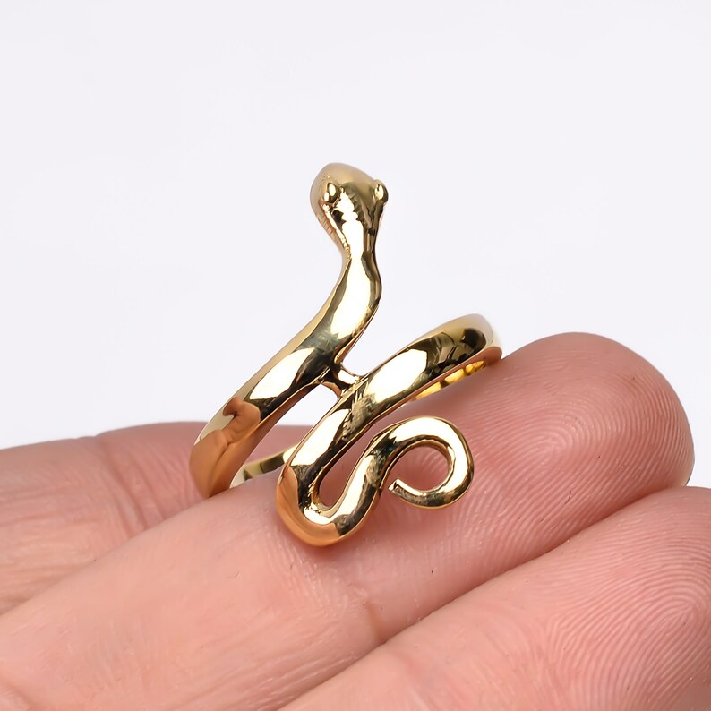 Snake Adjustable Cobra Handcrafted Statement Ring