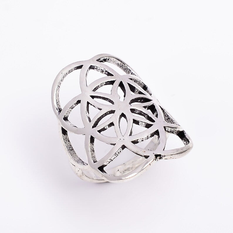 Statement Healing Handcrafted Cocktail Promise Ring