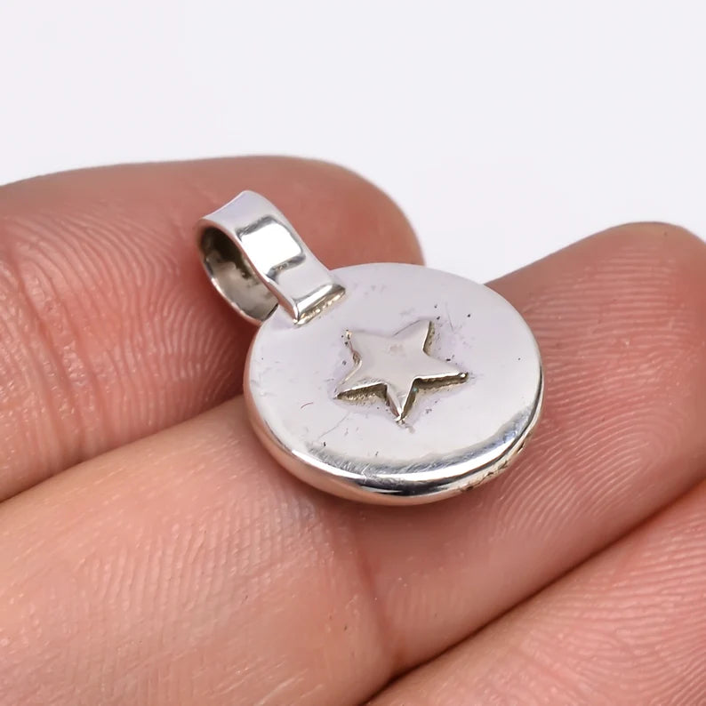 925 Sterling Silver Star Promise Pendant