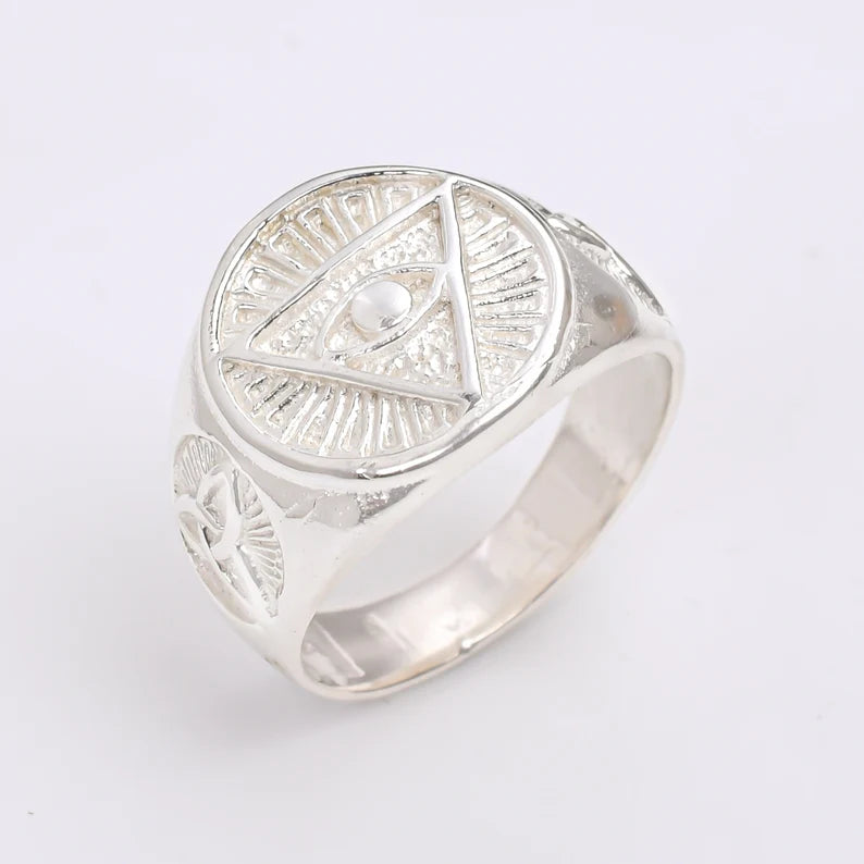 Evil Eye All Seeing Eye Bohemian Statement Ring