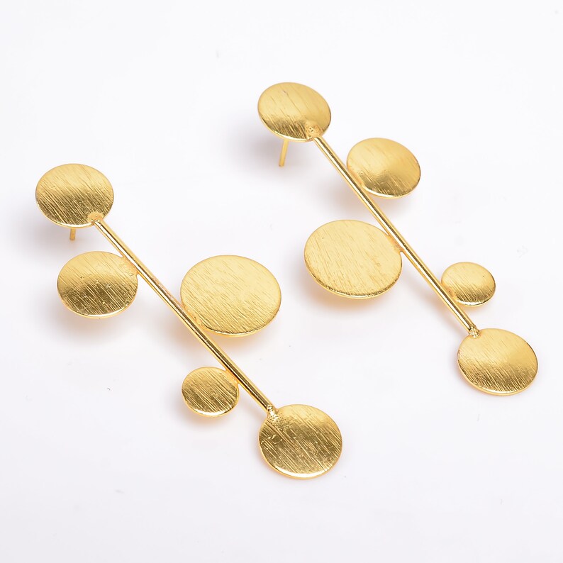 Stud Round Minimalist Drop Handcrafted Earrings