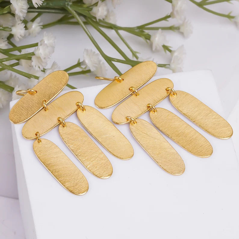Handcrafted Drop And Dangle Minimalist Earrings