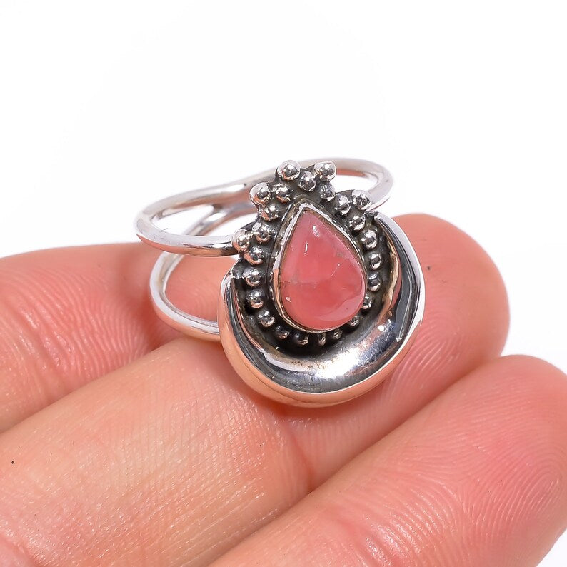 Carnelian Natural Gemstone Handcrafted Statement Ring