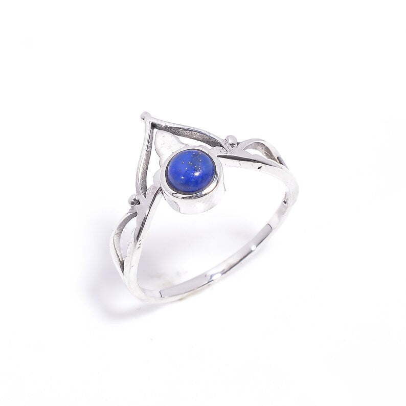 Lapis Lazuli Handcrafted Natural Gemstone Ring