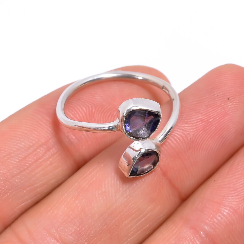 Amethyst Handcrafted Adjustable Natural Gemstone Ring