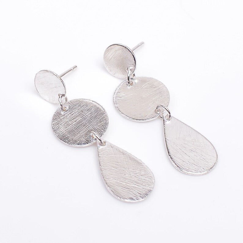 Dangling Handcrafted Minimalist Stud Earrings