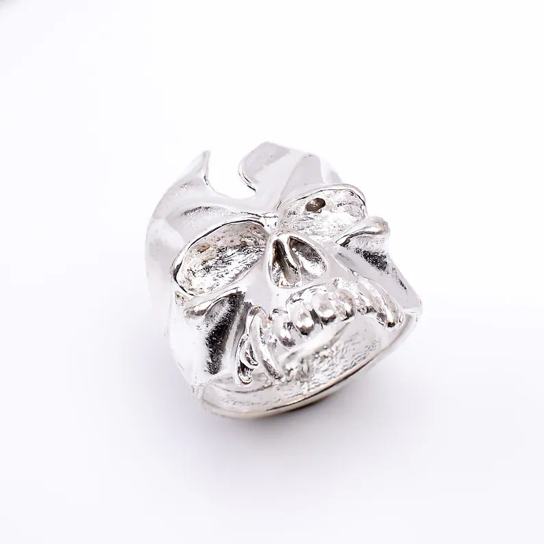 Skull Handcrafted Statement Minimalist Elegant Ring
