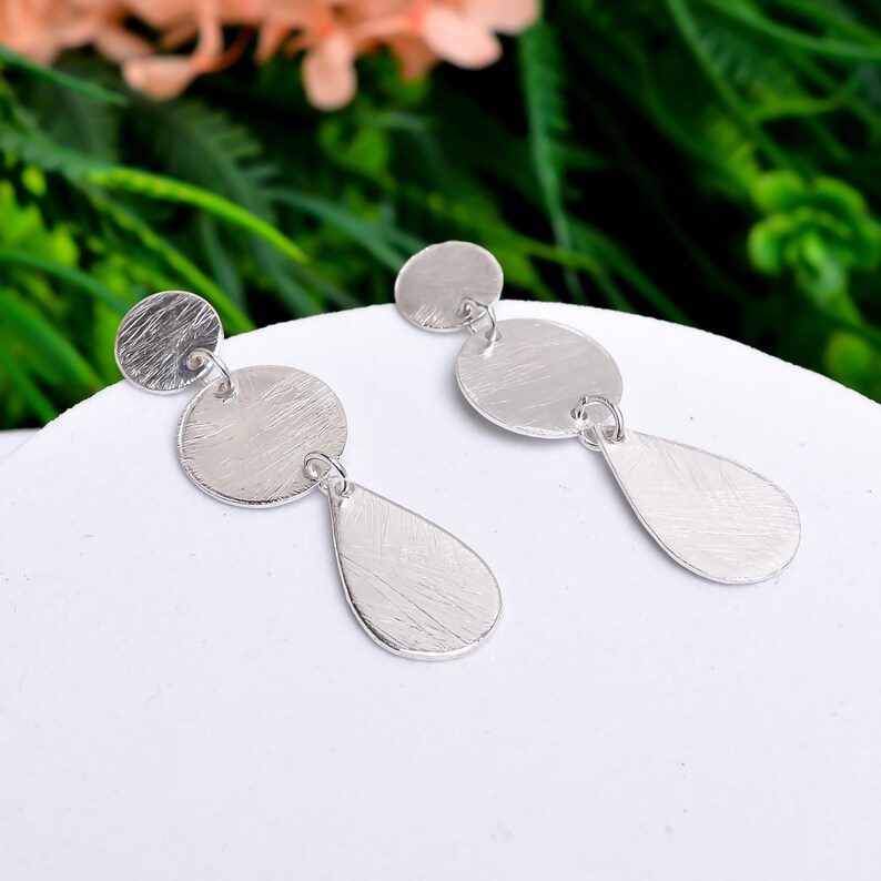 Dangling Handcrafted Minimalist Stud Earrings