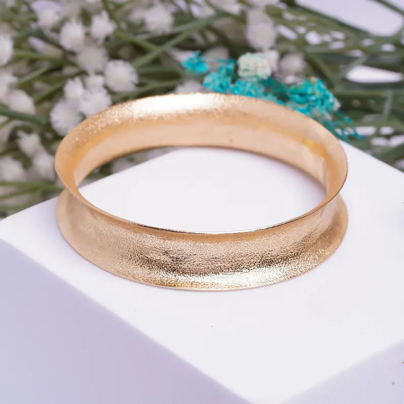 Brass Women Statement Bangle