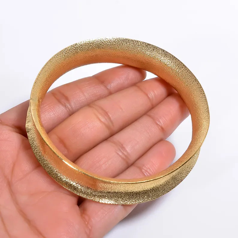 Brass Women Statement Bangle