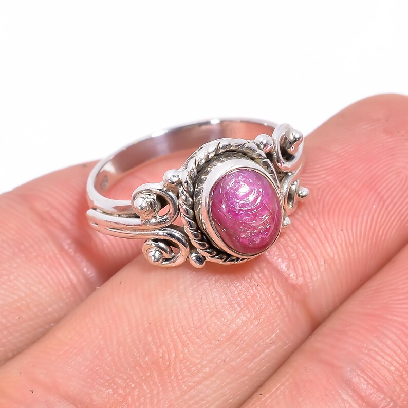 Ruby Natural Gemstone Handcrafted Statement Ring