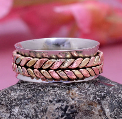 Spinner Meditation Handcrafted Fidget Ring