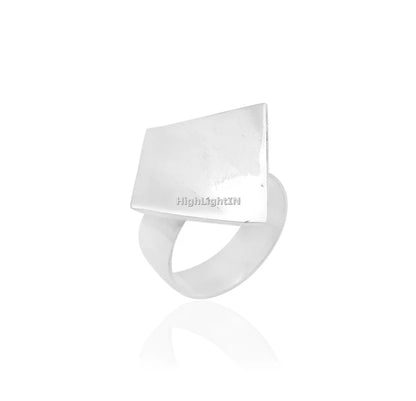 Square Shaped Antique Handcrafted Statement Ring