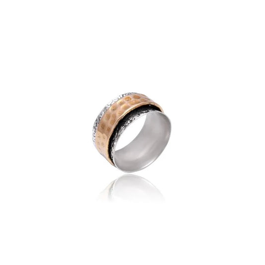 Spinner Promise Wide Band Thumb Ring