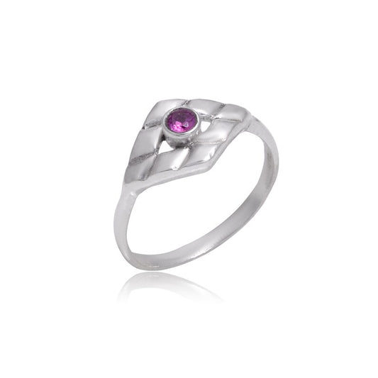 Garnet Handmade Antique Birthstone Statement Ring