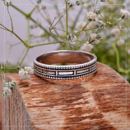 Bohemian Dainty Spinner Handcrafted Minimalist Ring