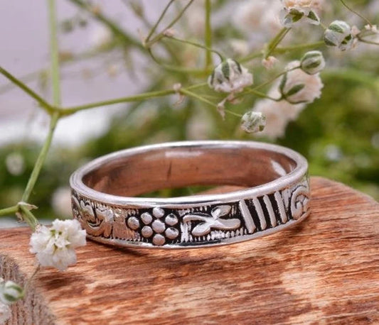 Dainty Handcrafted Handmade Spinner Bohemian Ring