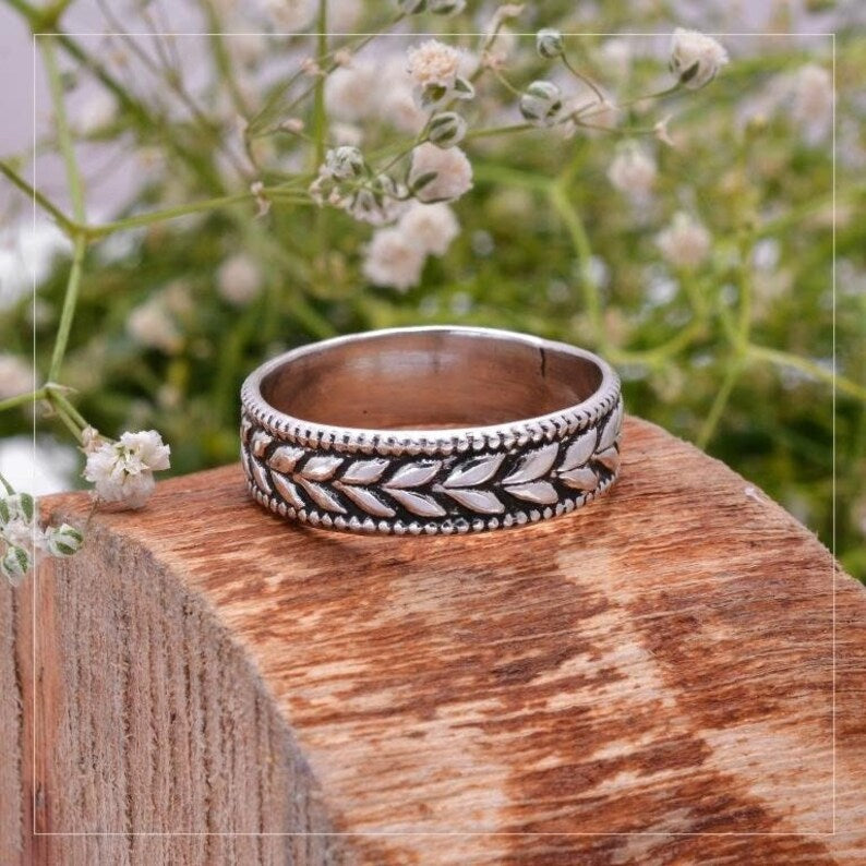 Designer Bohemian Handcrafted Meditation Spinner Ring