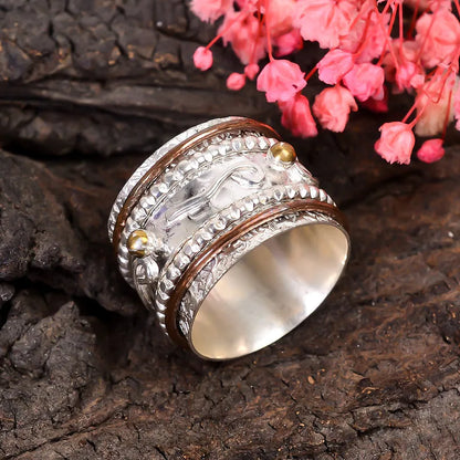 Immaculate Designer Spinner Band  Ring