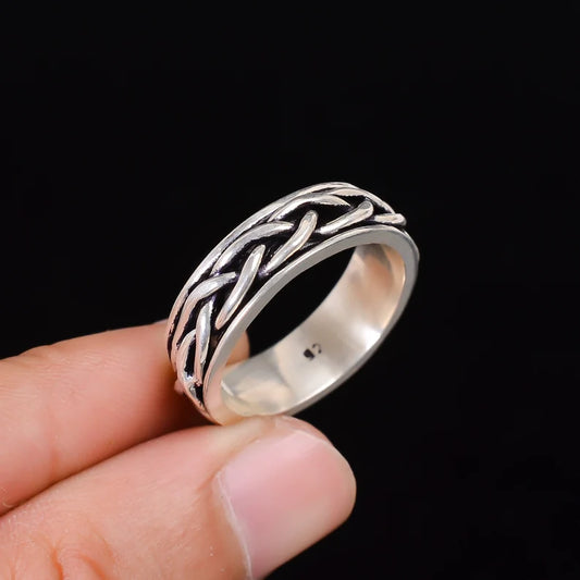 Spinner Intertwined Fidget Promise Ring