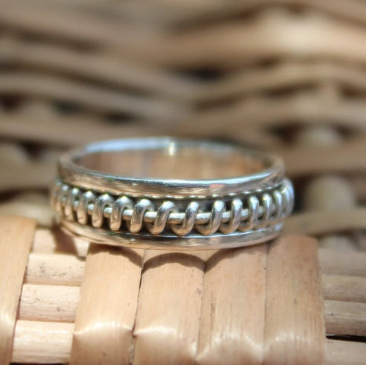 Fidget Thumb Handmade Spinner Ring