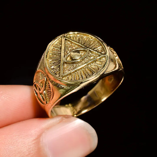 Evil Eye Bohemian Statement All Seeing Eye Ring