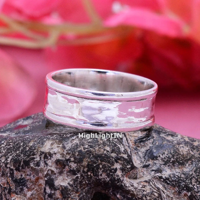 Dainty Anti-Anxiety Handmade Eternity Band Ring