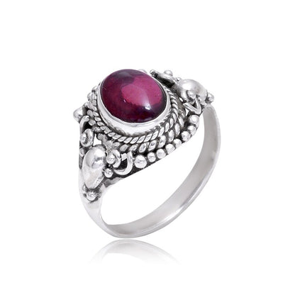 Garnet Victorian Statement Antique Birthstone Ring