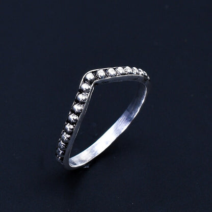 Crown Engagement Handcrafted Designer Minimalist Ring